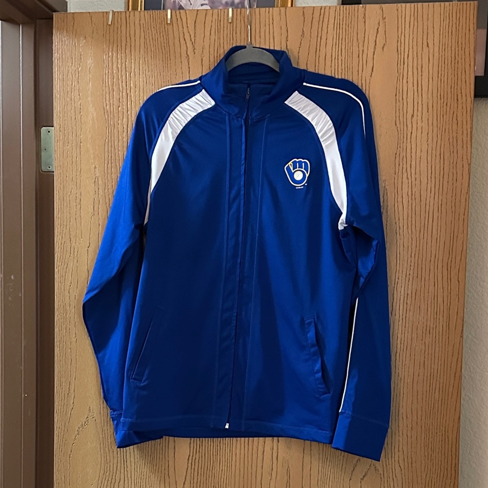 Milwaukee Brewers zip up jacket